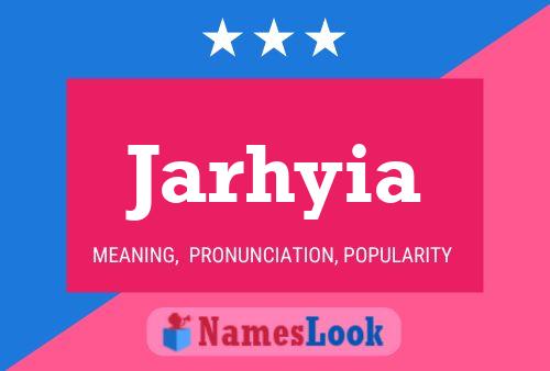 ملصق اسم Jarhyia