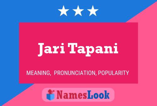 ملصق اسم Jari Tapani