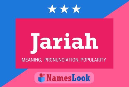 ملصق اسم Jariah