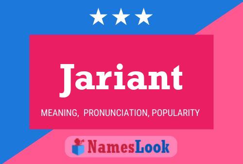 ملصق اسم Jariant