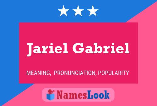 ملصق اسم Jariel Gabriel