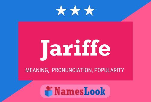 ملصق اسم Jariffe