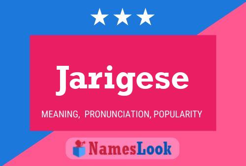 ملصق اسم Jarigese