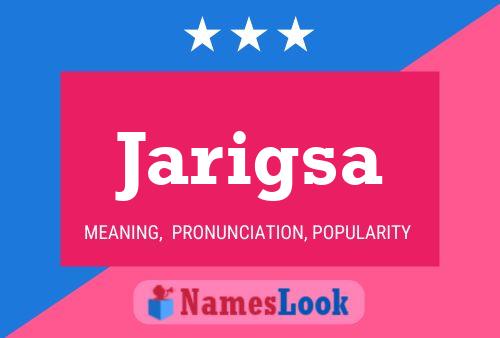 ملصق اسم Jarigsa