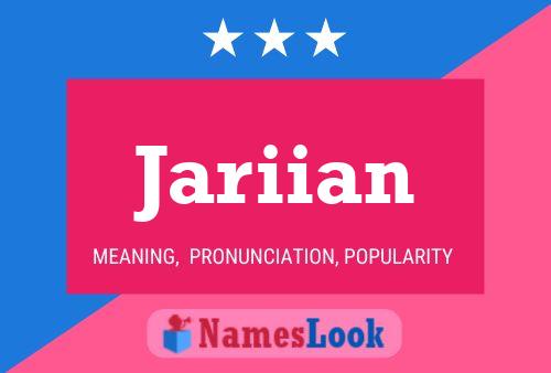 ملصق اسم Jariian