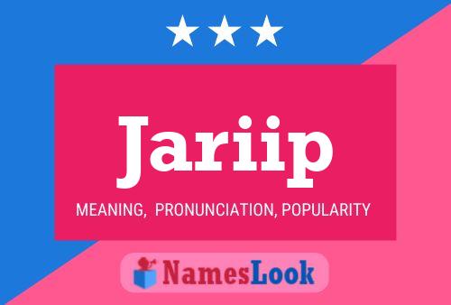 ملصق اسم Jariip