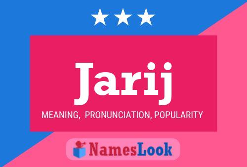 ملصق اسم Jarij