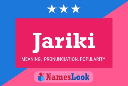 ملصق اسم Jariki