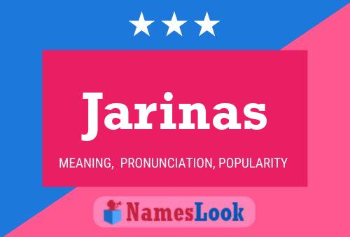 ملصق اسم Jarinas