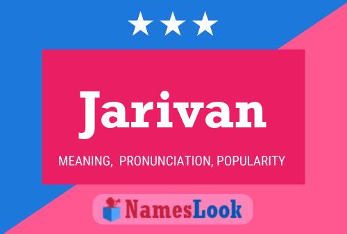 ملصق اسم Jarivan