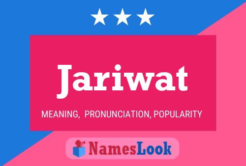 ملصق اسم Jariwat