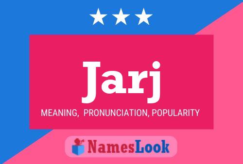 ملصق اسم Jarj