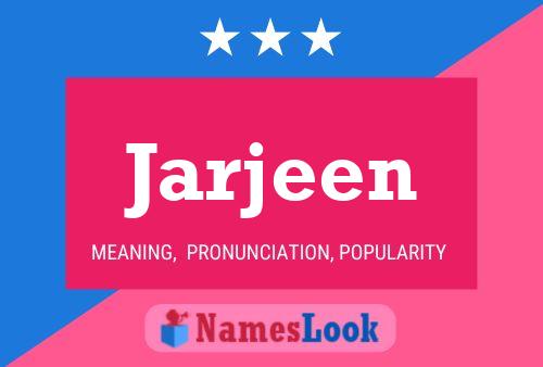 ملصق اسم Jarjeen