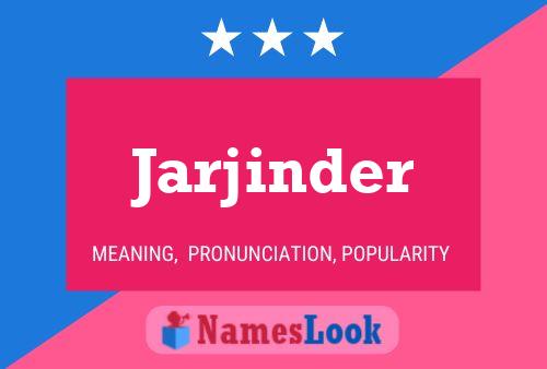 ملصق اسم Jarjinder