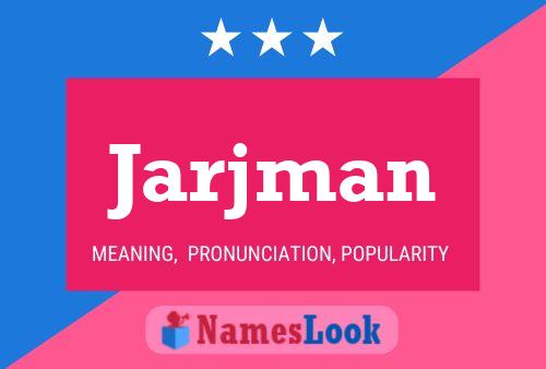 ملصق اسم Jarjman