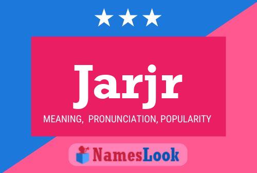 ملصق اسم Jarjr