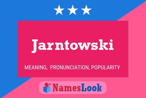 ملصق اسم Jarntowski