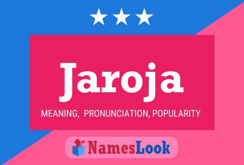 ملصق اسم Jaroja