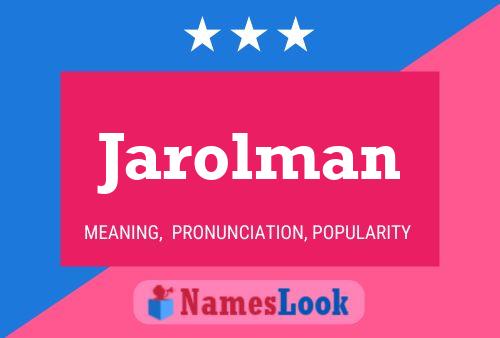 ملصق اسم Jarolman