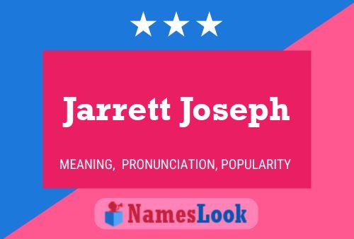 ملصق اسم Jarrett Joseph