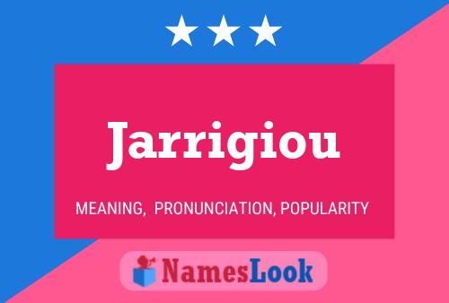 ملصق اسم Jarrigiou