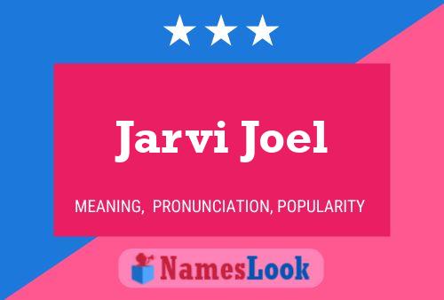 ملصق اسم Jarvi Joel