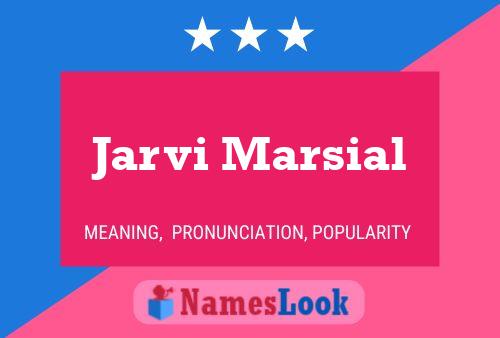 ملصق اسم Jarvi Marsial