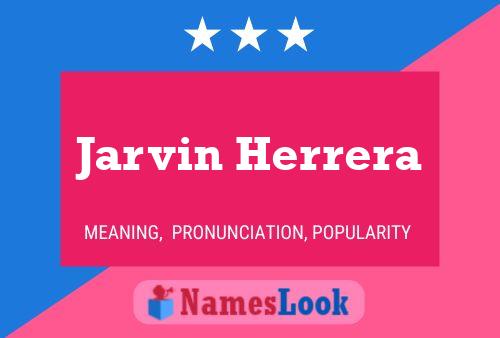 ملصق اسم Jarvin Herrera