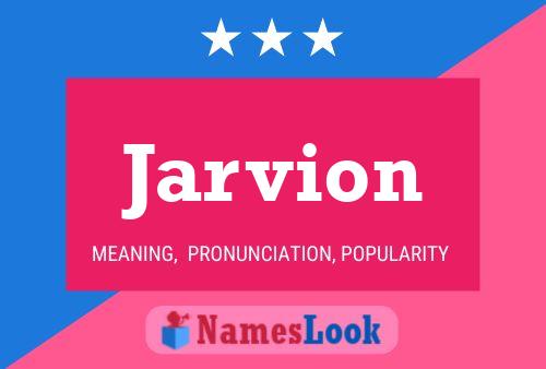 ملصق اسم Jarvion