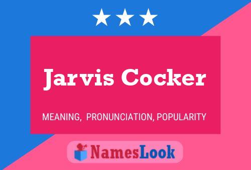 ملصق اسم Jarvis Cocker