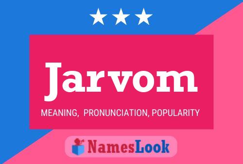 ملصق اسم Jarvom