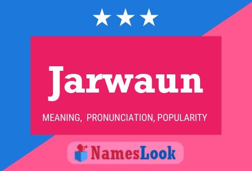 ملصق اسم Jarwaun