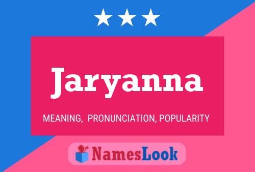 ملصق اسم Jaryanna