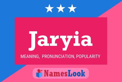 ملصق اسم Jaryia