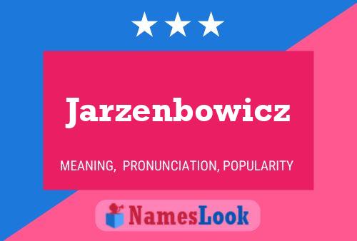 ملصق اسم Jarzenbowicz