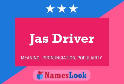 ملصق اسم Jas Driver