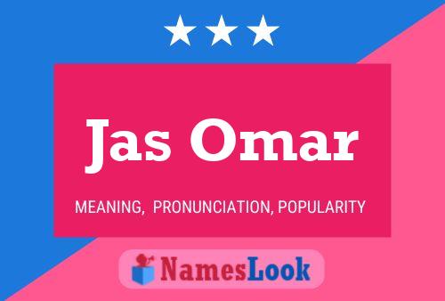 ملصق اسم Jas Omar