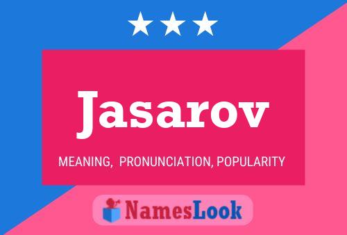 ملصق اسم Jasarov