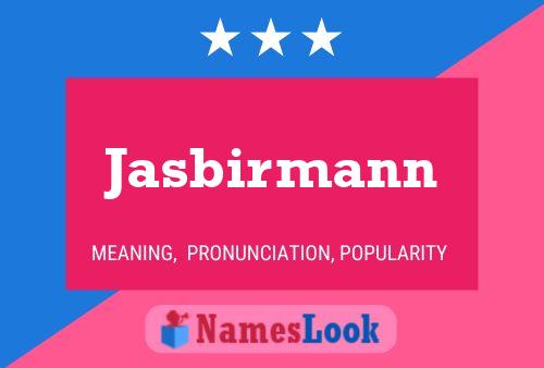 ملصق اسم Jasbirmann