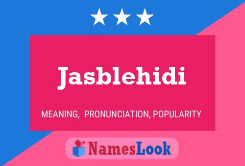 ملصق اسم Jasblehidi