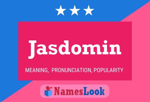 ملصق اسم Jasdomin