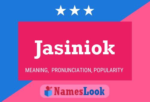 ملصق اسم Jasiniok