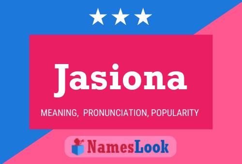 ملصق اسم Jasiona