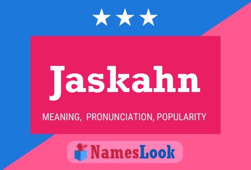 ملصق اسم Jaskahn