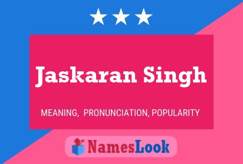 ملصق اسم Jaskaran Singh