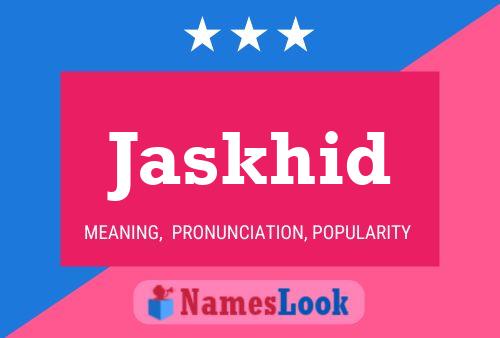 ملصق اسم Jaskhid