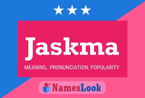 ملصق اسم Jaskma