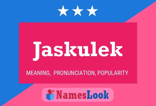 ملصق اسم Jaskulek