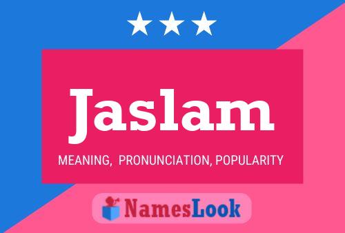 ملصق اسم Jaslam