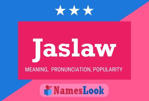 ملصق اسم Jaslaw